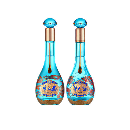 洋河梦之蓝 龙凤呈祥礼盒52度550mL*2瓶 官方旗舰店 - 图3