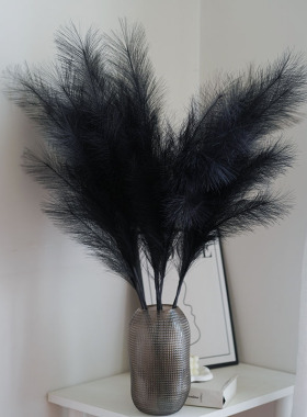 落地大芦苇仿真花干花装饰摆件陶瓷假花婚庆电视柜客厅插花