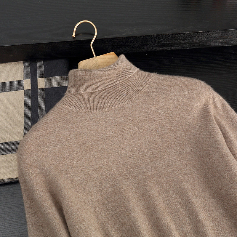 秋冬季新款羊绒衫男高领轻奢纯色加厚宽松休闲百搭针织羊毛打底衫,淘宝优惠券,粉丝福利购,淘宝优惠卷