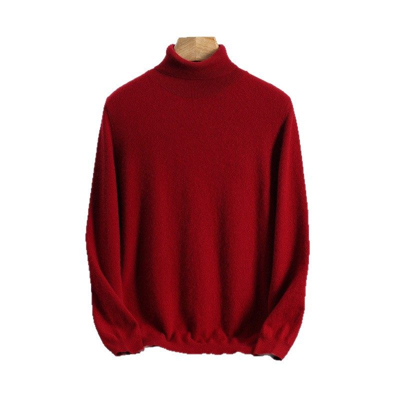 秋冬季新款羊绒衫男高领轻奢纯色加厚宽松休闲百搭针织羊毛打底衫,淘宝优惠券,粉丝福利购,淘宝优惠卷