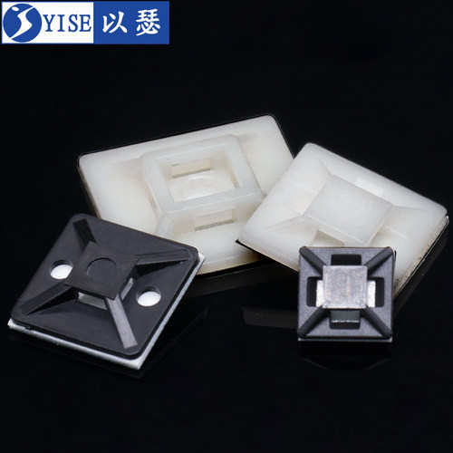 扎带固定座带胶自粘式吸盘定位片配线固定器电线收纳卡扣理线器HS - 图1