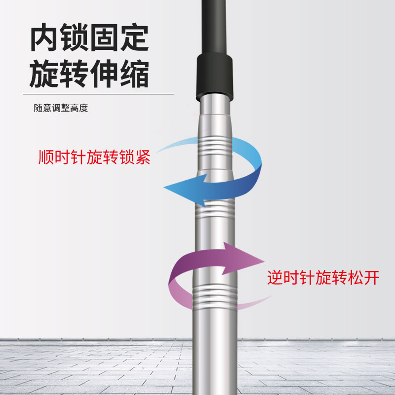 水平仪升降支撑杆红外线支架吊顶伸缩架子配件不锈钢平水仪伸缩杆 - 图1