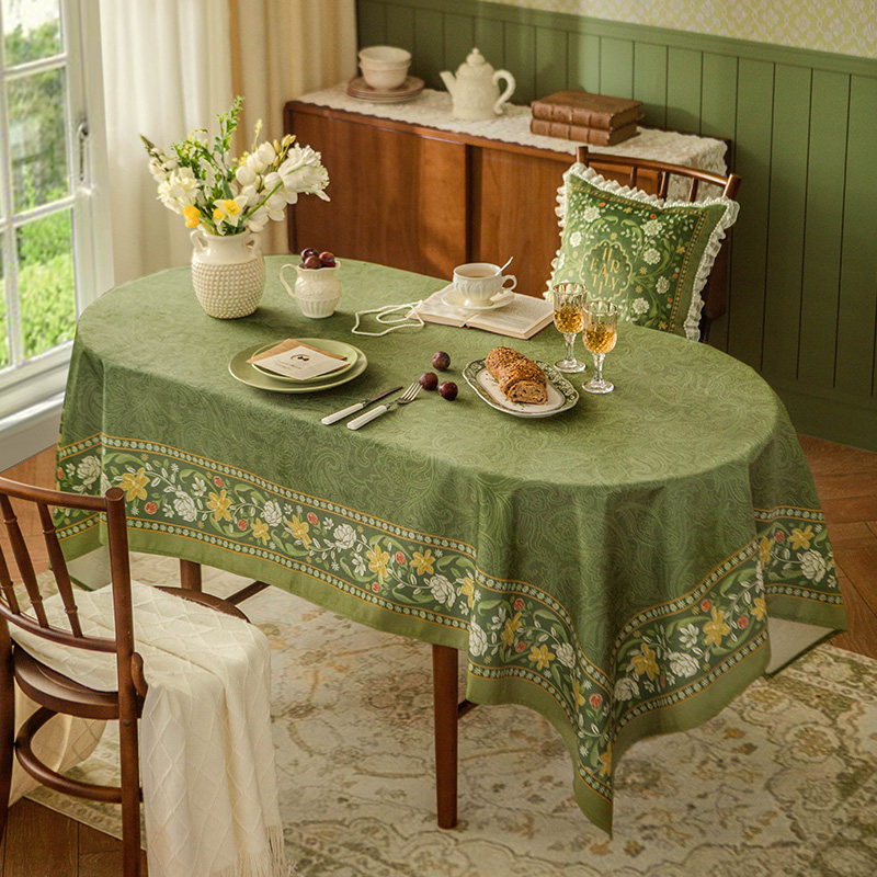 春鸣涧翠影美式氛围感田园客厅餐桌布轻奢防尘布高级感茶几盖布,淘宝优惠券,粉丝福利购,淘宝优惠卷
