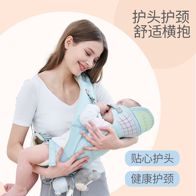迪士尼婴儿前抱式前后两用宝宝腰凳 贝泽鸟母婴抱婴腰带/腰凳
