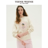 Teenieweenie Little Bear 2024 Новые весенние девушки свободный сладкий свитер свитер Dopstine Top Pink