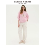 Teenieweenie Little Bear 2024 Новые весенние девушки свободный сладкий свитер свитер Dopstine Top Pink