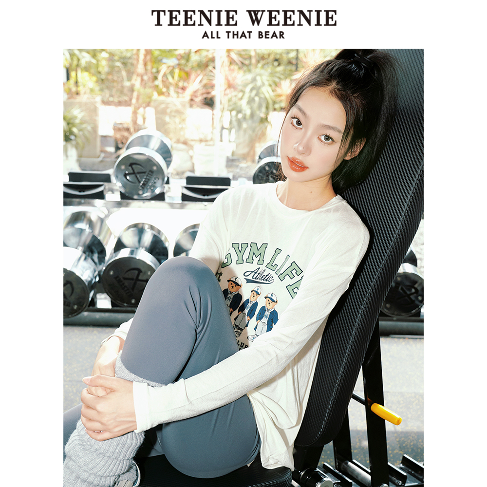 TeenieWeenie小熊春装T恤宽松韩版美雅碧休闲时尚女装-图1