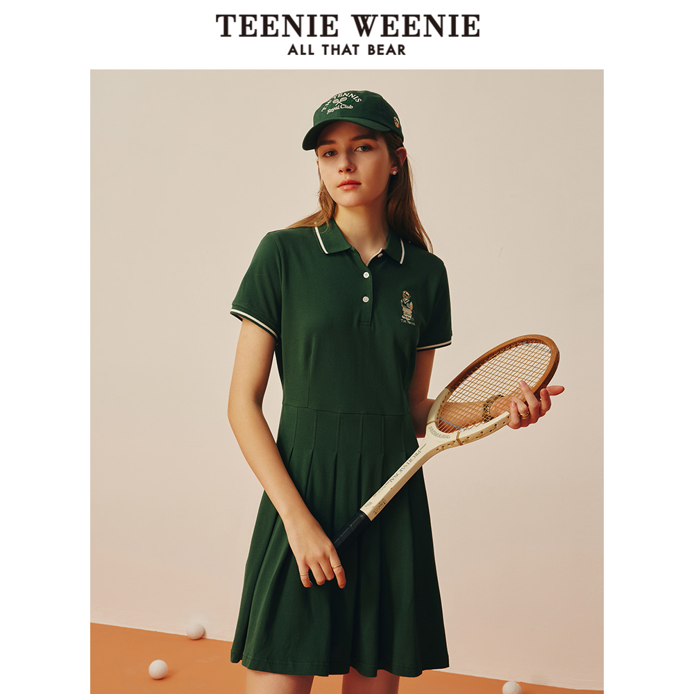 teenieweenie小熊polo连衣裙百褶裙 TeenieWeenie连衣裙
