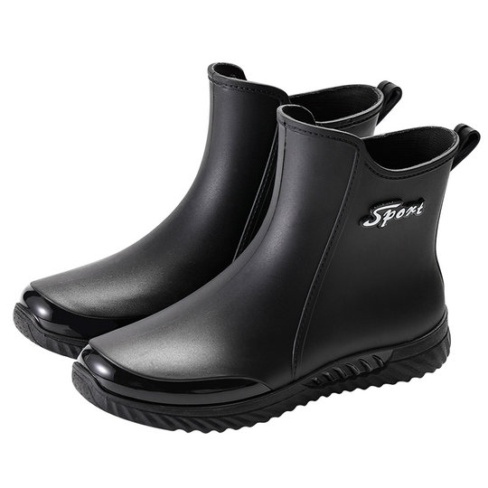 雨鞋男2023新款短筒雨靴外穿潮流休闲厨房防滑钓鱼鞋胶鞋防水耐磨
