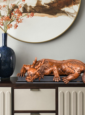 紫铜避水兽蚣蝮浴室厕所卫生间西北角客厅新房装饰品镇水兽摆件