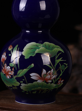 景德镇家居客厅婚庆工艺品小花瓶