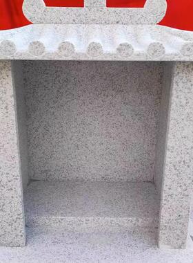 曲阳石雕花岗岩佛龛土地庙小庙
