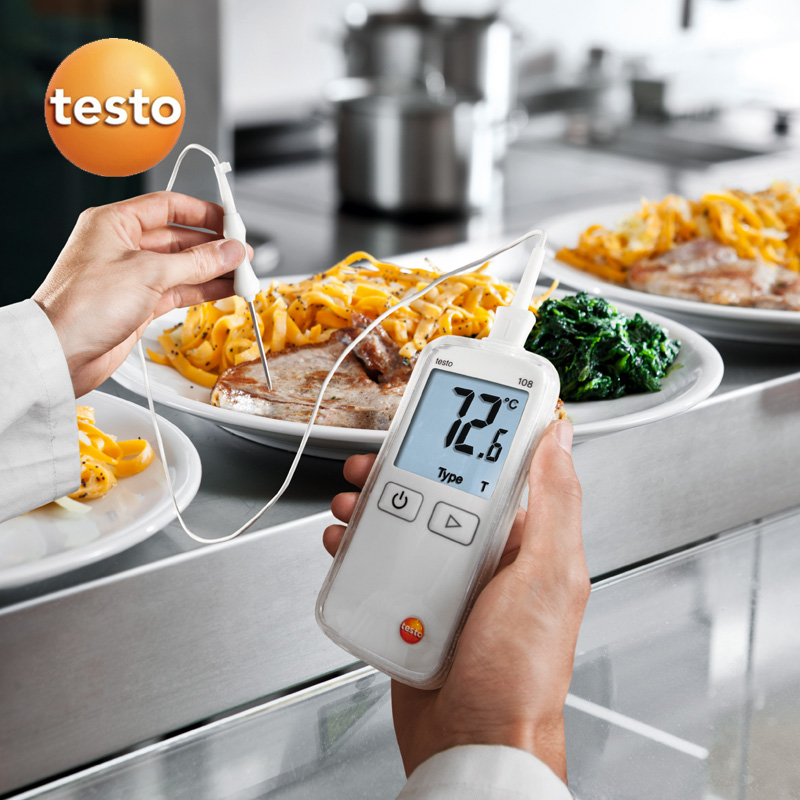 TESTO106德图食品中心温度计高精度探针式防水电子测温仪厨房烘焙 - 图2