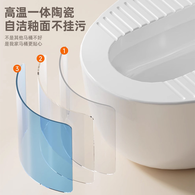 德希顿8019蛋形半蹲坐两用一体马桶家用抽水虹吸坐厕蹲坑改坐便器,淘宝优惠券,粉丝福利购,淘宝优惠卷