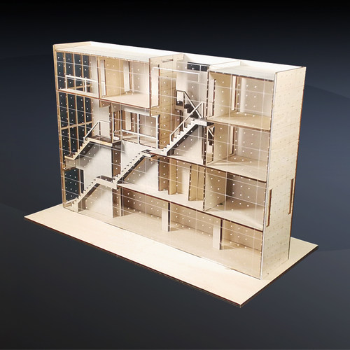 diy手工制作建筑Nihonbashi house模型木质建筑拼装建筑 - 图1