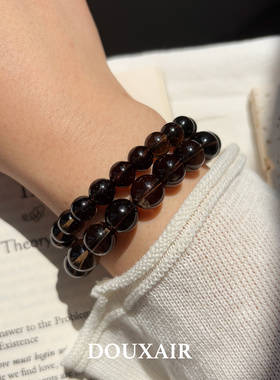 天然紫水晶手串薰衣草星空晶体清透寓意神秘守护智慧手链单圈小众