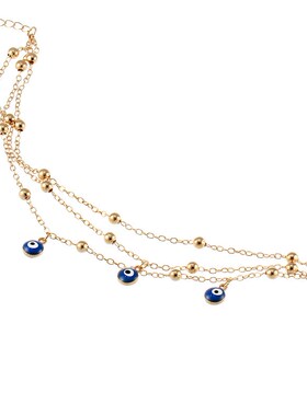 Turkish Blue Evil Eyes Beads Anklets Women Pendant Foot Gift