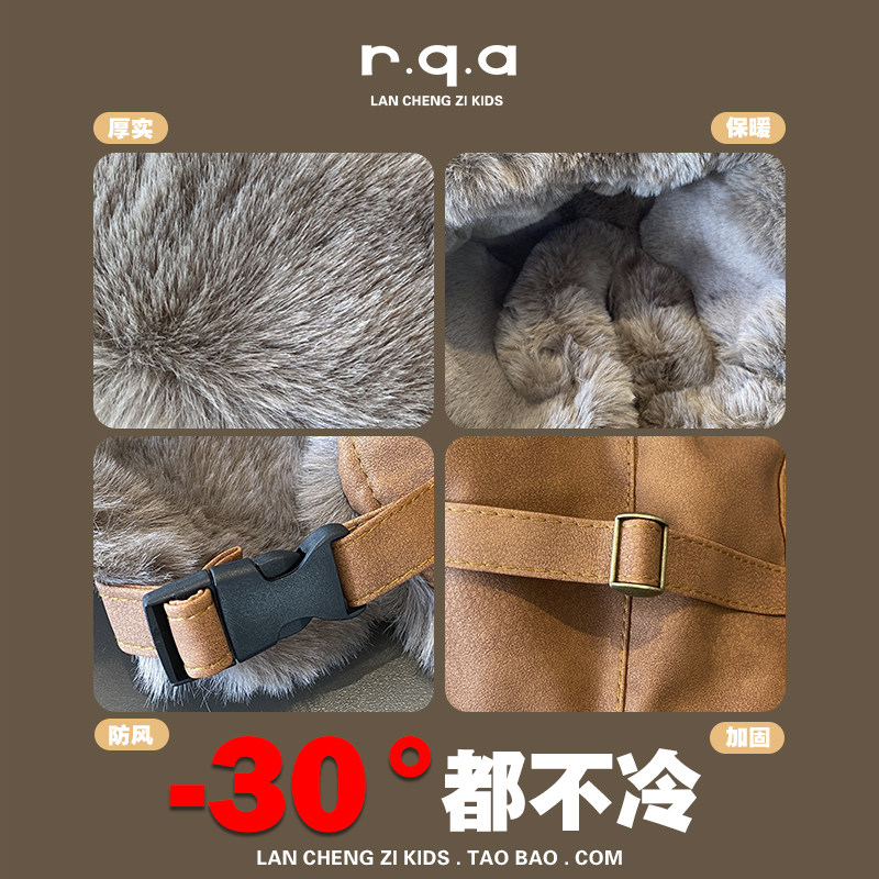 儿童帽子冬季男童加绒加厚雷锋帽男孩帅气保暖防风防寒护耳帽冬天,淘宝优惠券,粉丝福利购,淘宝优惠卷