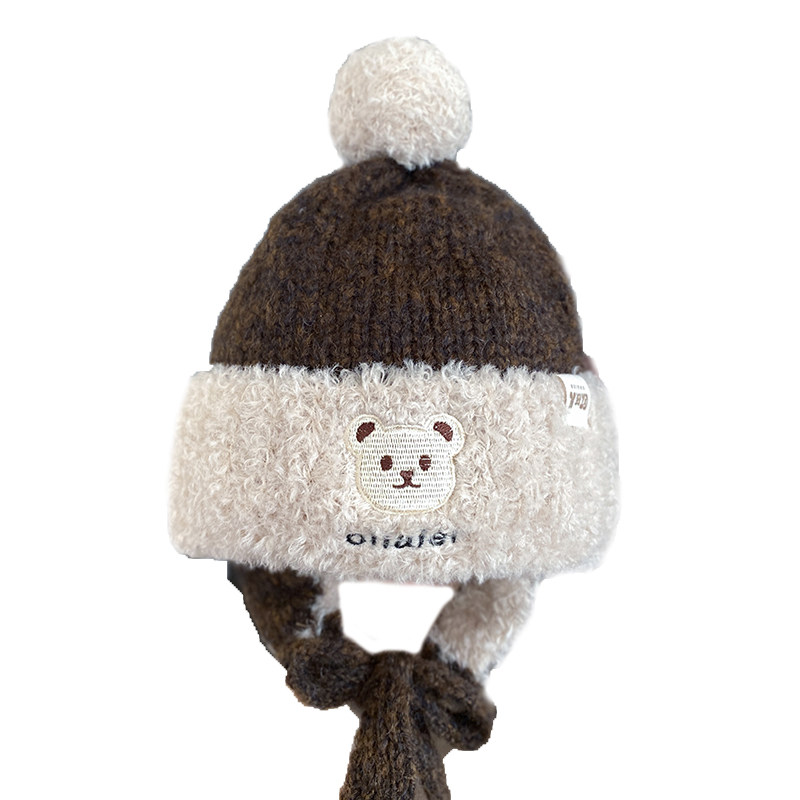 儿童帽子冬季可爱针织加厚保暖雷锋帽男童女童防风宝宝护耳帽冬天,淘宝优惠券,粉丝福利购,淘宝优惠卷