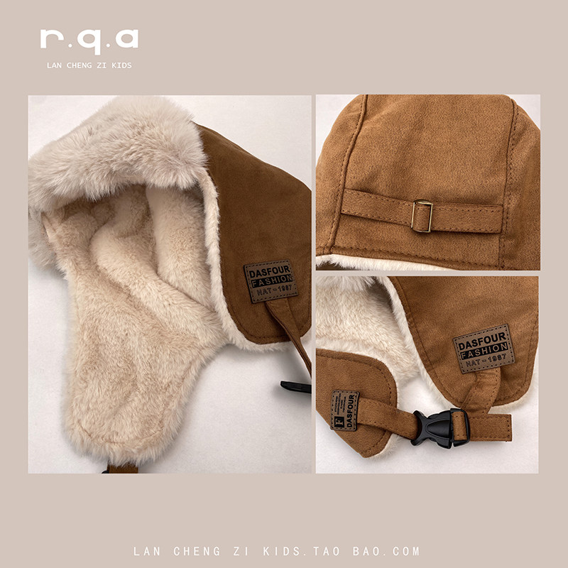 冬季加厚男童帽子冬天男孩防寒防风骑车雷锋帽儿童护耳加绒保暖冬,淘宝优惠券,粉丝福利购,淘宝优惠卷