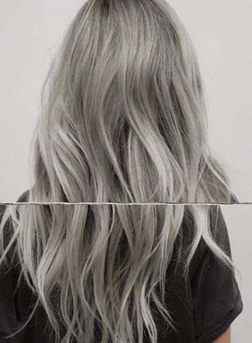 100ml Permanent Super Hair Dye Cream Sliver Gray Color Non-T