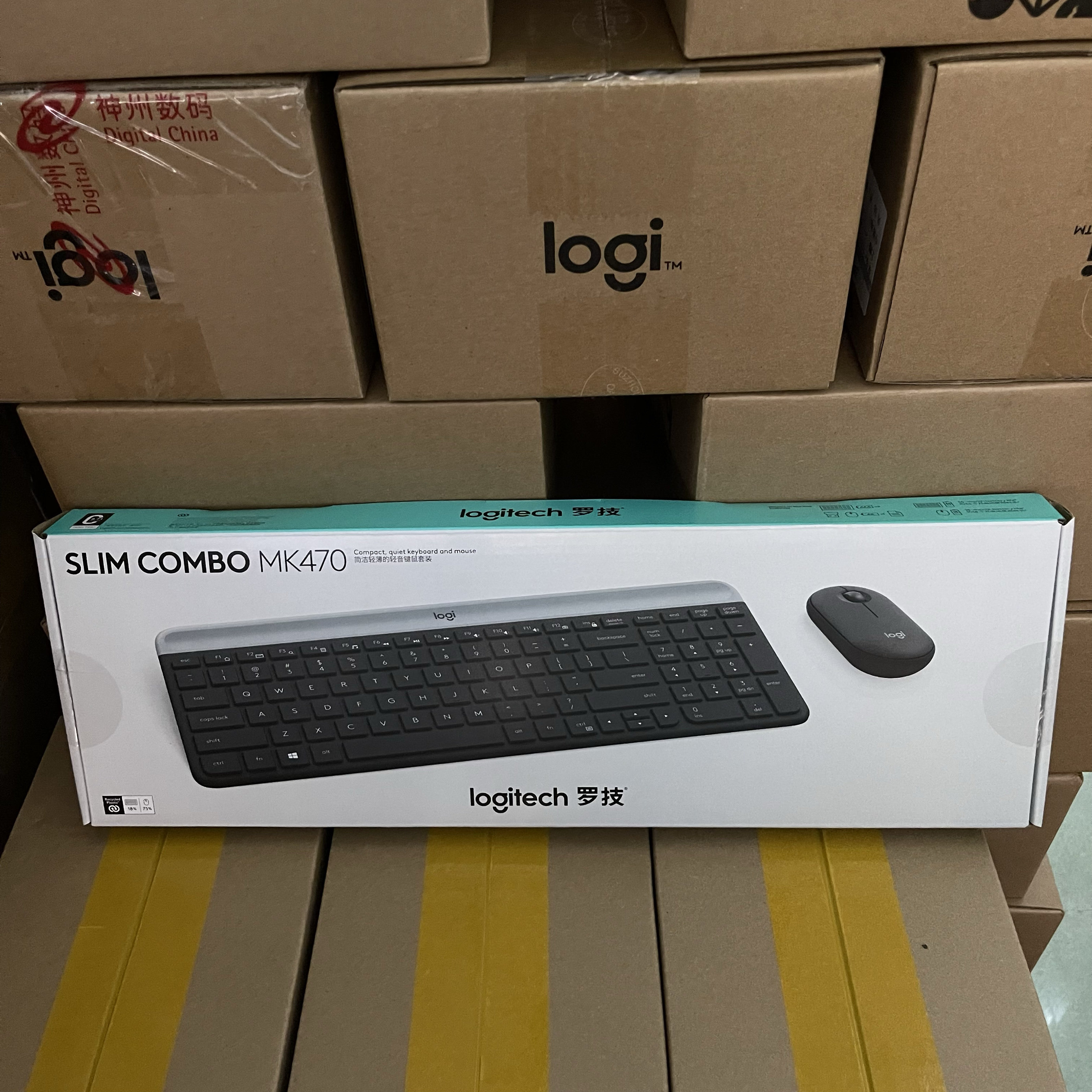 正品罗技MK470无线键鼠套装 静音笔记本鹅卵石迷你鼠标键盘套件,淘宝优惠券,粉丝福利购,淘宝优惠卷