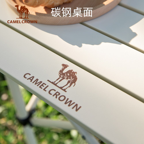 骆驼户外折叠桌便携式野餐露营桌蛋卷桌夜市摆摊小方桌轻量化桌子 - 图0