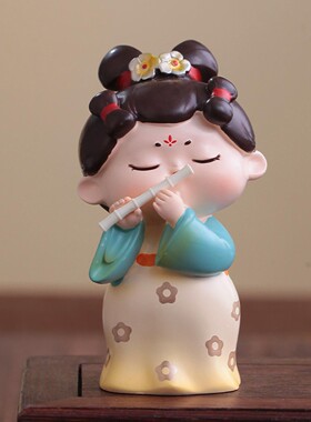 38节母亲节汉服唐仕女摆件装饰西安文创纪念品陕西旅游洛阳特产旅