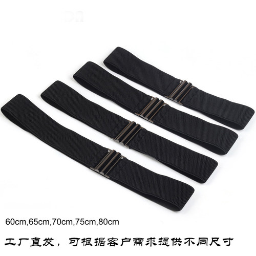 外贸女士束腰带松紧时尚百搭连衣裙羽绒服大衣饰品韩版腰封弹力 - 图0