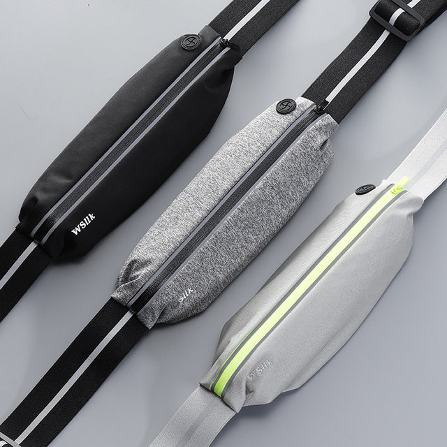 Ouzhu running outdoor waterproof invisible sports waist bag