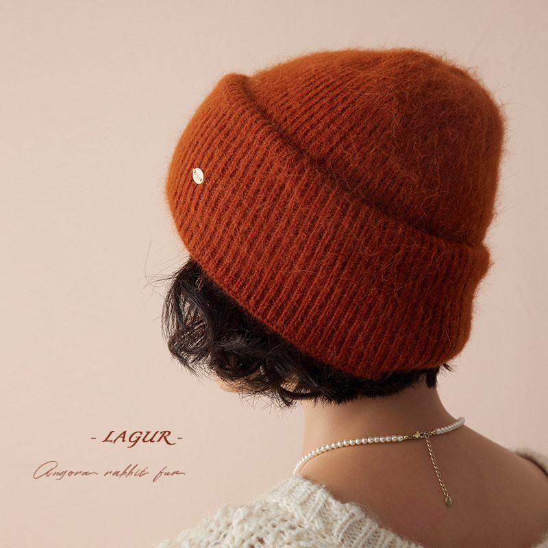 「挪威长绒兔绒」加厚重工保暖针织帽冬季毛线帽男女同款护耳帽子,淘宝优惠券,粉丝福利购,淘宝优惠卷