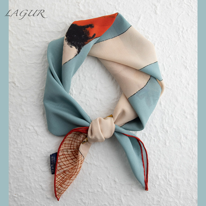 童话镇~真丝围巾桑蚕丝丝巾发带绑发绑包夏季薄款女2025新款方巾,淘宝优惠券,粉丝福利购,淘宝优惠卷