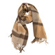 Large version~British plaid 100% pure wool scarf