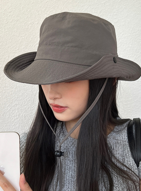 千层雪出游休闲男女春夏秋渔夫帽