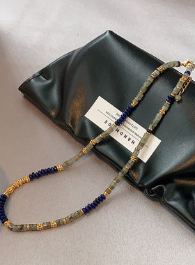 XMR新中式串珠天然石项链