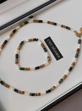 XMR国风新中式天然石项链