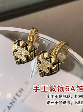 XMR欧美设计感小香风凯旋门耳环