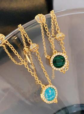 XMR欧美小众设计天然石星球手链