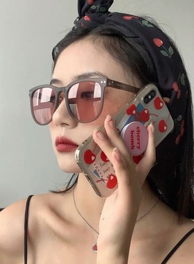 网红折叠墨镜女夏季防晒