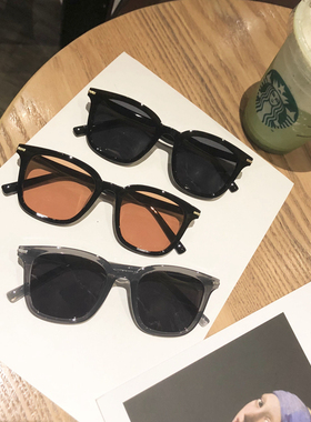 墨镜韩国复古风大框太阳镜网红