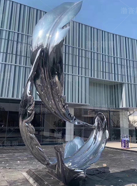 户外曲阳渤言雕塑不锈钢抽象