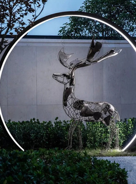 不锈钢雕塑创意金属圆球戒指镜面