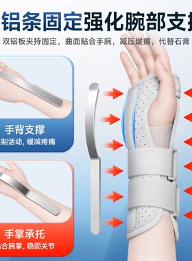 手腕固定器夹板护腕扭伤腱鞘炎骨折劳损恢复关节护套康复支具