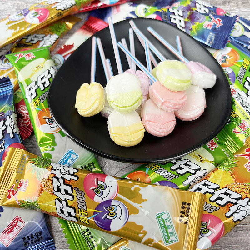 宏源仔仔棒棒糖9味混合糖果儿童节礼物8090怀旧童年小吃零食糖果 - 图3