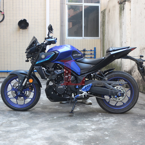 适用雅马哈MT03 MT25 19-25年改装副水箱保护罩铝合金装饰水壶盖 - 图0