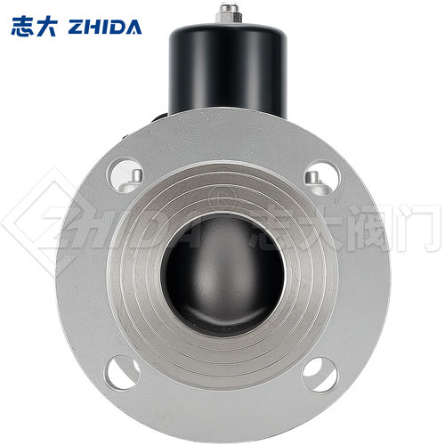 304不锈钢法兰电磁阀常闭水阀气阀4分6分2寸耐腐蚀 DC24V AC220V - 图1