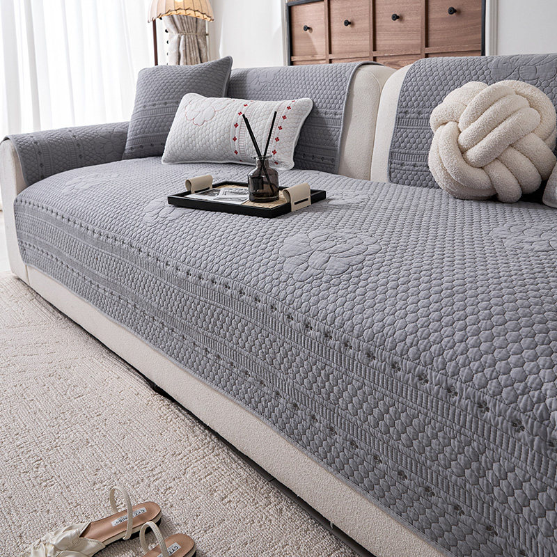 沙发垫纯棉四季布艺简约全棉坐垫现代通用盖布2025防滑沙发套罩巾
