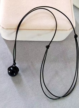 女红玛瑙天然黑玛瑙简约时尚