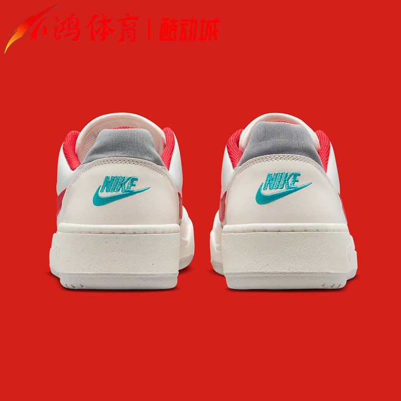 小鸿体育Nike Full Force Low 龙年 白红 低帮休闲板鞋FZ5054-161 - 图1