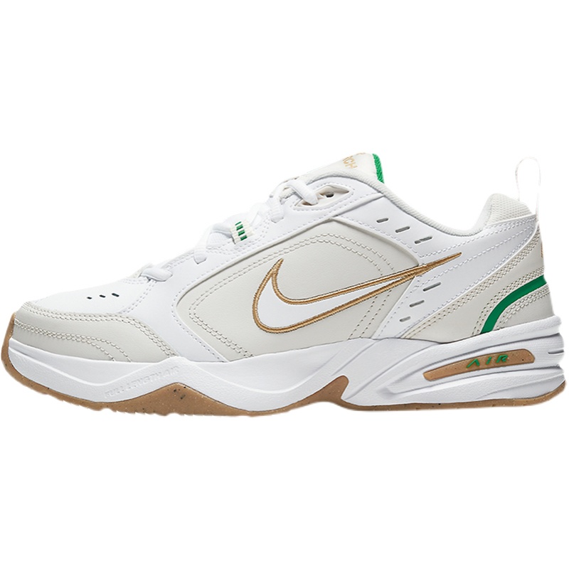 小鸿体育Nike Air Monarch IV 黑白 米白绿 复古老爹鞋415445-101 - 图3